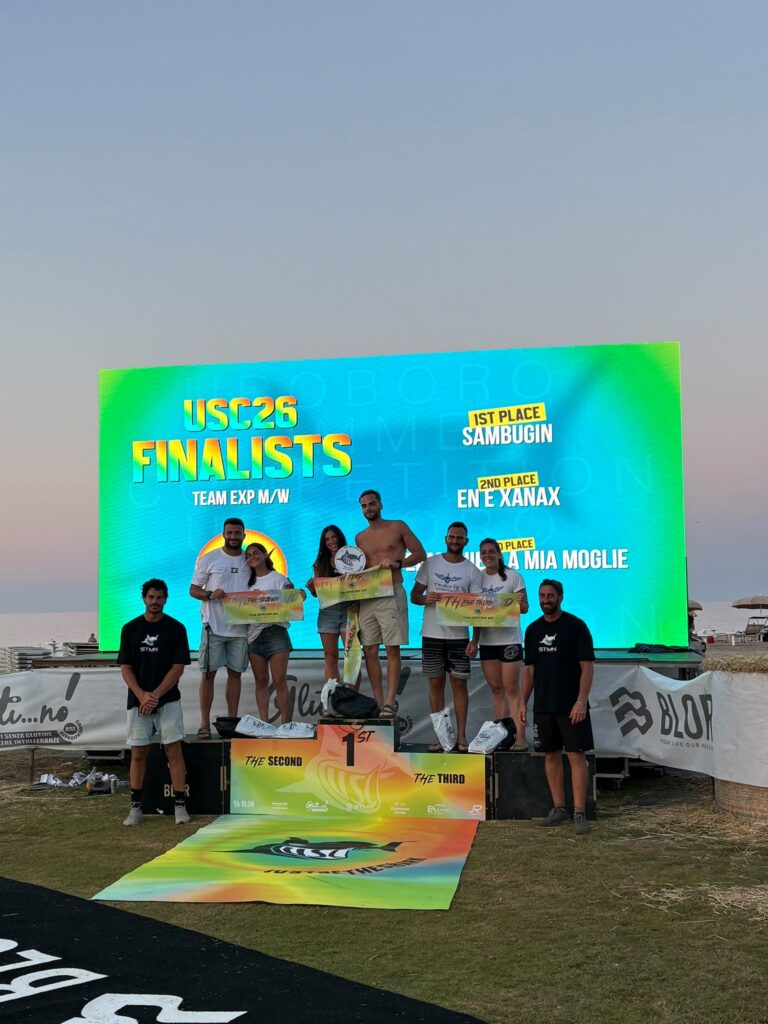 Nico Bozzi e Barbara Fusco sul secondo gradino del podio della categoria Team EXP M/W